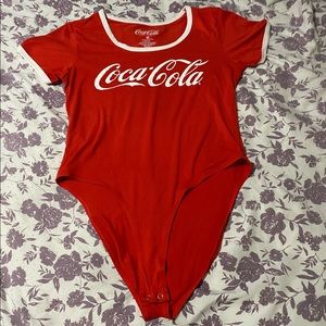 Coca-Cola red bodysuit